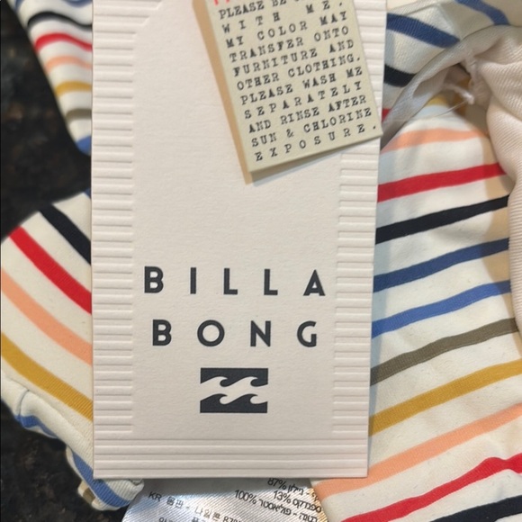 Billabong Gimme Sun Stripped Bikini Bottoms NWT - Picture 2 of 6